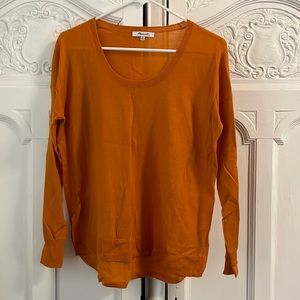 EUC Madewell orange sweater sz XS